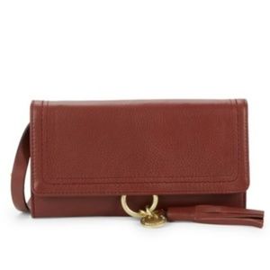Fantine Leather Smartphone Crossbody Bag